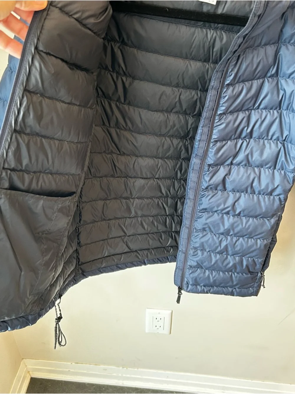 Lole Women's Navy Packable Puffer Jacket with Hood Lightweight Size S - Picture 5 of 7